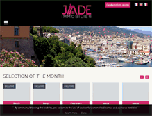 Tablet Screenshot of jadeimmobilier.fr